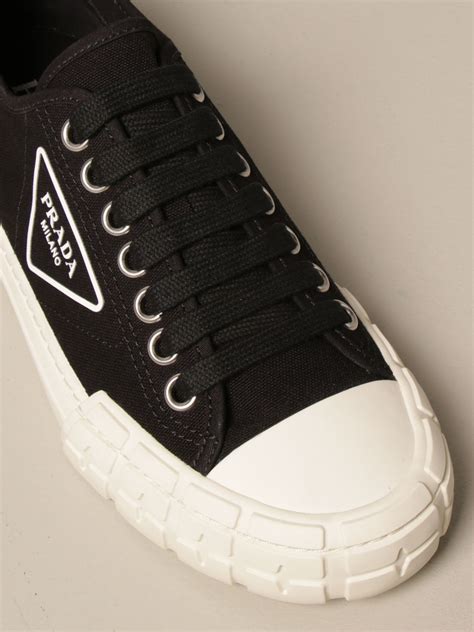 designer prada shoes|Prada canvas shoes.